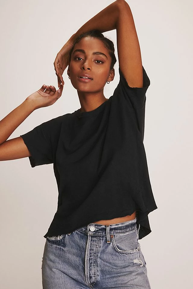 Cheap 😉 Pilcro Sustainable Swing Tee BLACK 🔔 1 Cheap 😉 Pilcro Sustainable Swing Tee BLACK 🔔